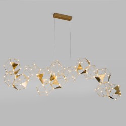 Подвесная светодиодная люстра Eurosvet Uma 90368/14 медь