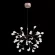 Подвесная светодиодная люстра ST Luce Rafina SL379.203.45, декоративные элементы крупным планом