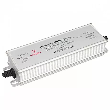 Блок питания Arlight ARPV-12250-A1 12V 252W IP67 21A 031513 Блок питания Arlight ARPV-12250-A1 12V 252W IP67 21A 031513