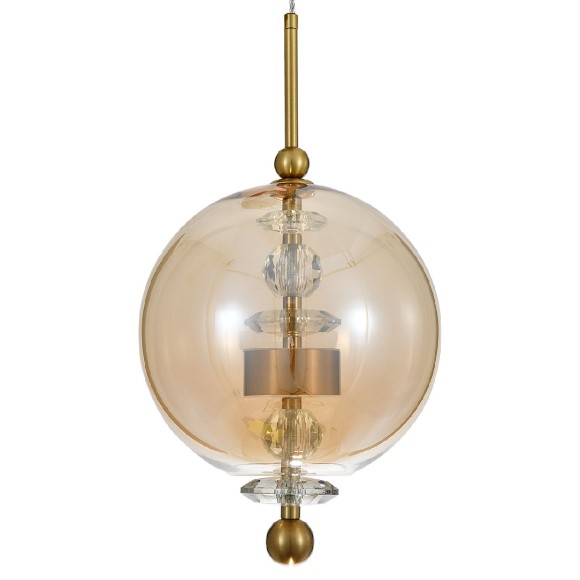 Подвесной светильник Indigo Illusione 11055/1P Amber V000188L