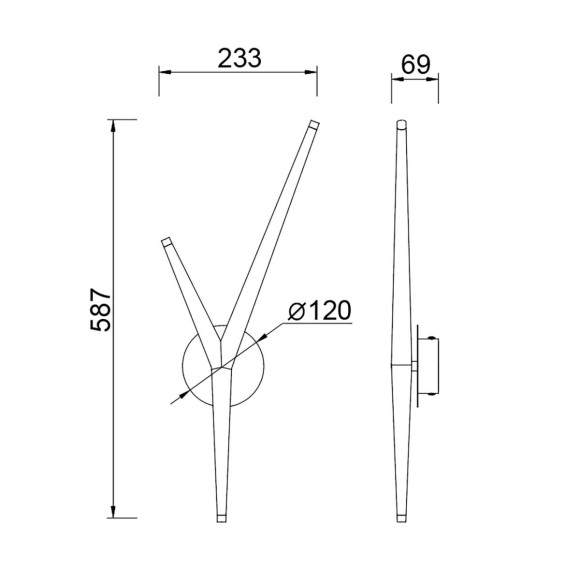 Настенный светильник Mantra Arrecife 9212