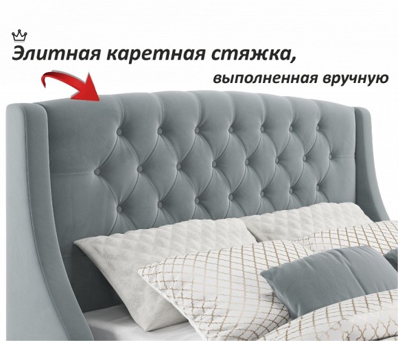 Кровать полутораспальная Стефани с матрасом PROMO B COCOS 2000x1400 NMB_TE-00002601
