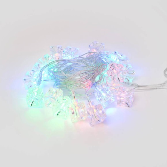 Светодиодная гирлянда (07918) Uniel Кубики 220V разноцветный ULD-S0280-020/DTA MULTI IP20 CUBES