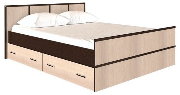 Кровать двуспальная Сакура BTS_N001146