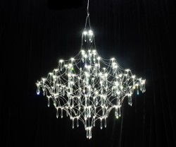 Подвесная светодиодная люстра с пультом управления Kink Light Галанта 07881-80,02(05-21)