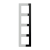 Рамка четырехместная Jung AC584GLSI