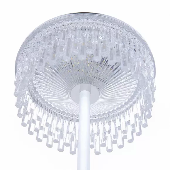 Настольная лампа Lumion Satiana 8253/1TL, Белый, Прозрачный, Нейтральный белый, крупный план Настольная лампа Lumion Satiana 8253/1TL, Белый, Прозрачный, Нейтральный белый, крупный план