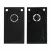 Комплект заглушек торцевых для накладного шинопровода iLedex Vision END CAP 4822-025-BK (2 шт)