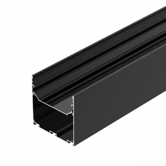 Алюминиевый профиль Arlight LINE-S-7575-2000 BLACK 041855 Алюминиевый профиль Arlight LINE-S-7575-2000 BLACK 041855