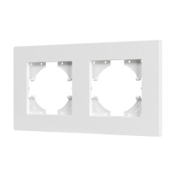 Рамка на 2 поста пластиковая Arlight FRM-PERIO-PL-2-WH 049750