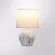 Настольная лампа Arte Lamp Zibal A5005LT-1WH, Белый, Керамика, Ткань