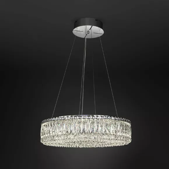 Подвесная люстра Eurosvet Iride 101007 LED хром a071458 Подвесная люстра Eurosvet Iride 101007 LED хром a071458