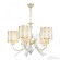 Подвесная люстра Arte Milano Florentia-6067 306067/5 Wh/Gd