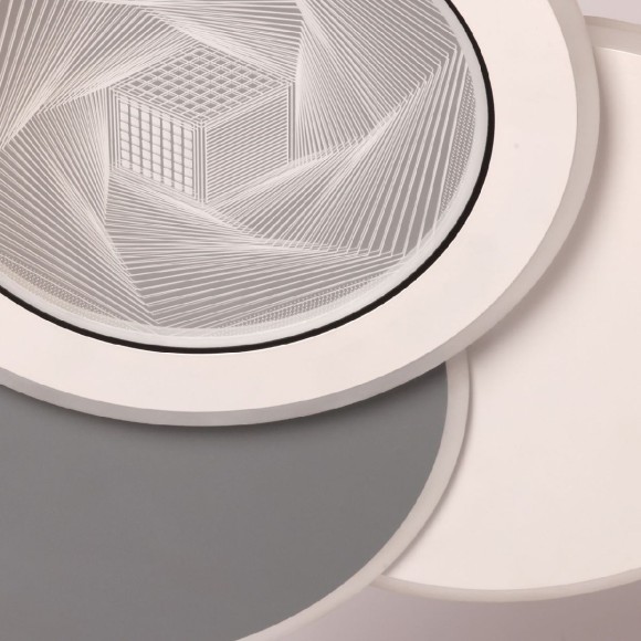 Потолочная светодиодная люстра с пультом управления De Markt Норден 660013703