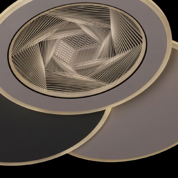 Потолочная светодиодная люстра с пультом управления De Markt Норден 660013703