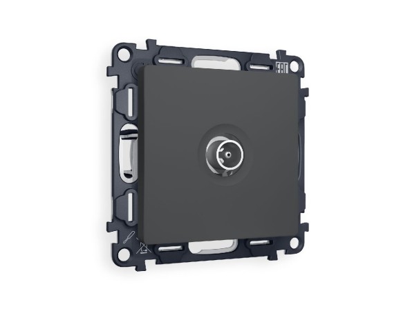 Комплект механизма TV розетки оконечной 50-870 MHz 1dB Ambrella Volt Alfa MA913010