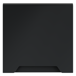 Накладка для розетки с заземлением, защитными шторками и крышкой Voltum S70 (графит) VLS000807