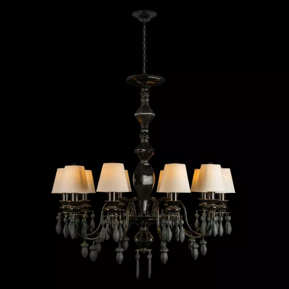 Подвесная люстра Loft IT Grace 10203/10 Black, Черный, Белый, Металл, крупный план
