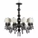 Подвесная люстра Loft IT Grace 10203/10 Black, декоративные элементы крупным планом
