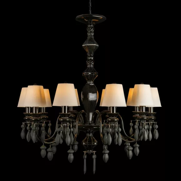 Подвесная люстра Loft IT Grace 10203/10 Black, Черный, Белый, Металл, декоративные элементы крупным планом