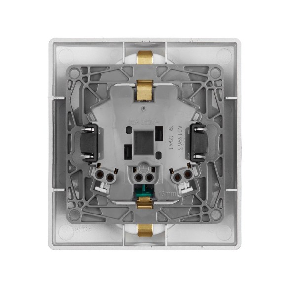 Розетка двойная с/з со шторками Legrand Inspiria 673757