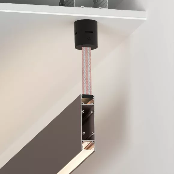 Основание накладное Arlight SL-LINE-W20-BELT BLACK 051269, Черный, Алюминий Основание накладное Arlight SL-LINE-W20-BELT BLACK 051269, Черный, Алюминий