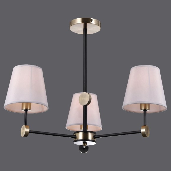 Люстра на штанге Illumico IL0394-3CSQ-24 BK AB CASTOR