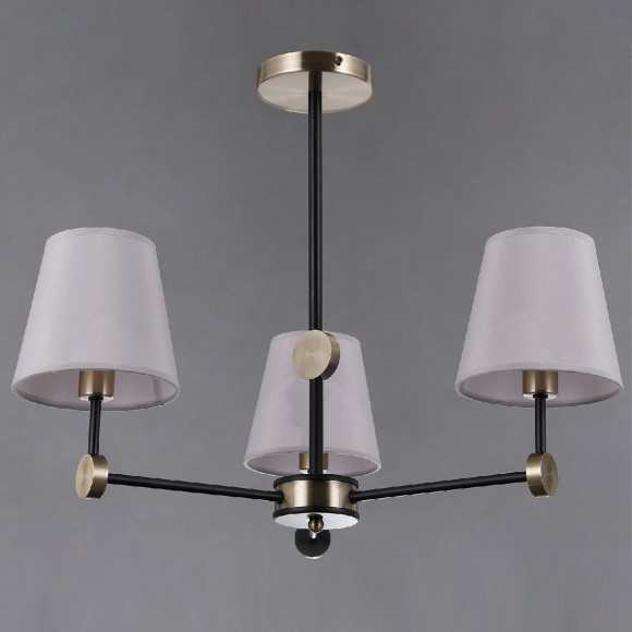 Люстра на штанге Illumico IL0394-3CSQ-24 BK AB CASTOR