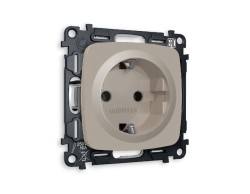 Комплект механизма розетки с/з на винтовых зажимах Ambrella Volt Omega MO366010