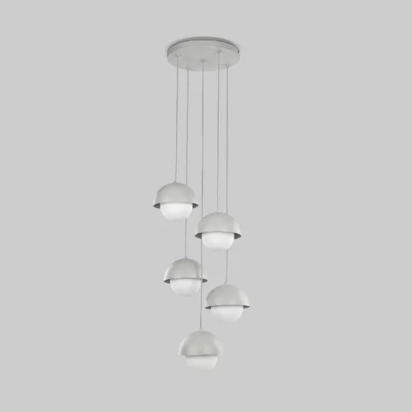 Каскадная люстра TK Lighting 10214 Bono a068322, Белый, Металл, Стекло Каскадная люстра TK Lighting 10214 Bono a068322, Белый, Металл, Стекло