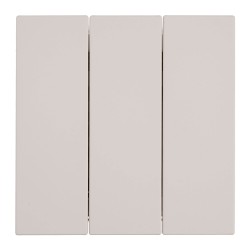 Выключатель 3-клавишный (механизм) Stekker Мия 250В 10А RSW10-3108-08 пудровый жемчуг 50474