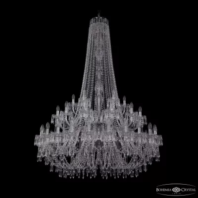 Подвесная люстра Bohemia Ivele Crystal 1403/24+12+6/460/h-177/2d Ni