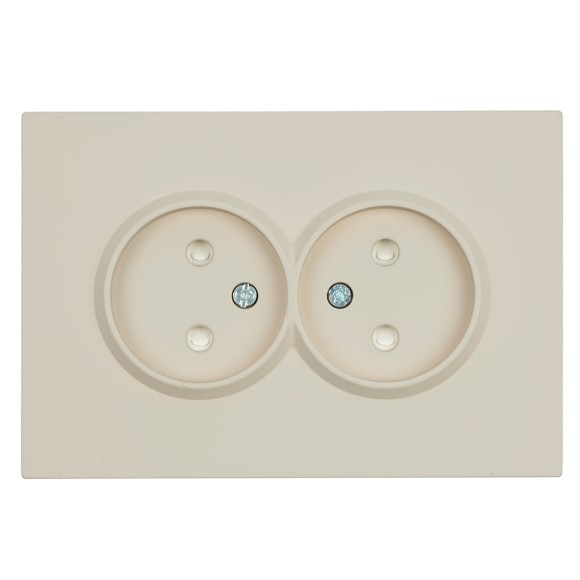 Розетка 2-местная с защитной шторкой Stekker Эмили б/з 250В 16А RST16-5116-08 кашемир soft touch 49903