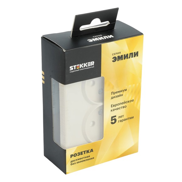 Розетка 2-местная с защитной шторкой Stekker Эмили б/з 250В 16А RST16-5116-08 кашемир soft touch 49903