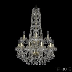 Подвесная люстра Bohemia Ivele Crystal 1409/10+5/195/h-83/2d G
