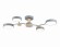 Люстра на штанге Ambrella Light Linetech Comfort FL4859