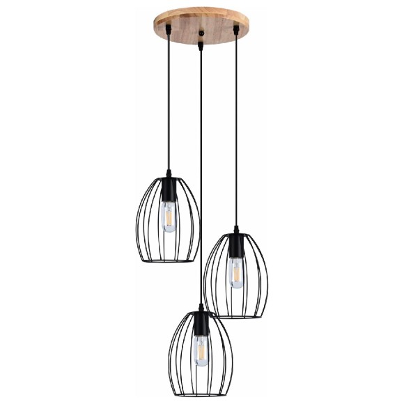 Подвесной светильник Illumico IL1011-3P-05 BK