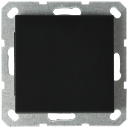 Накладка-заглушка Jasmart черный матовый (soft touch) в комплекте с суппортом G8001PB