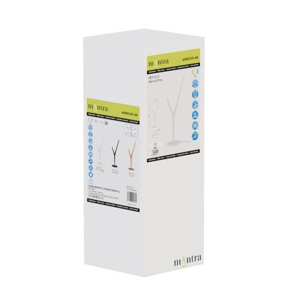 Настольная лампа Mantra Arrecife 9213