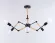 Люстра на штанге Ambrella Light Loft TR80488, Черный, Металл, Скандинавский стиль