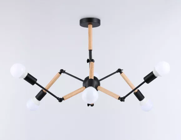 Люстра на штанге Ambrella Light Loft TR80488, Черный, Металл, Скандинавский стиль