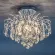 Потолочная люстра Escada Waltz 1121/6PL, Белый, Прозрачный, Металл, декоративные элементы крупным планом