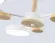 Люстра на штанге Ambrella Light Linetech Comfort FL4855, Белый, От теплого до холодного, Металл, вид снизу