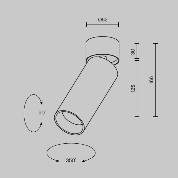 Спот Maytoni Technical Focus Led C055CL-L12W2.7K-W-PT