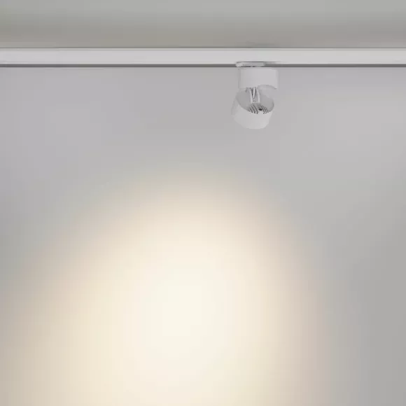 Трековый трехфазный светильник Maytoni Alfa TR199-3-15W2.7K-M-W, 2700, Теплый белый Трековый трехфазный светильник Maytoni Alfa TR199-3-15W2.7K-M-W, 2700, Теплый белый