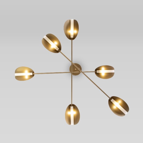 Потолочная люстра Eurosvet Grazia 70148/6 золото a062038