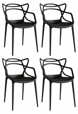 Стул Harmony (комплект 4 шт) черный HSBI_D812_black_4