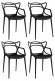 Стул Harmony (комплект 4 шт) черный HSBI_D812_black_4