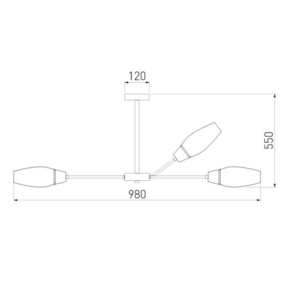 Потолочная люстра Eurosvet Thalia 60140/12 золото