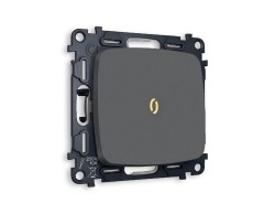 Комплект механизма 1-кл выключателя с подсветкой Ambrella Volt Omega MO902010